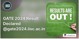 GATE 2024 Result Declared @gate2024.iisc.ac.in; Get Download Link Here